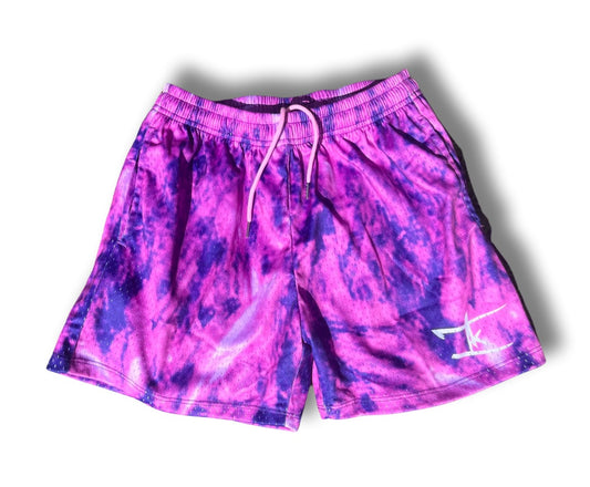 Pink Fusion Tie-Dye Shorts